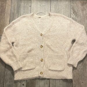 Free People Women's oversized Cream Sweater